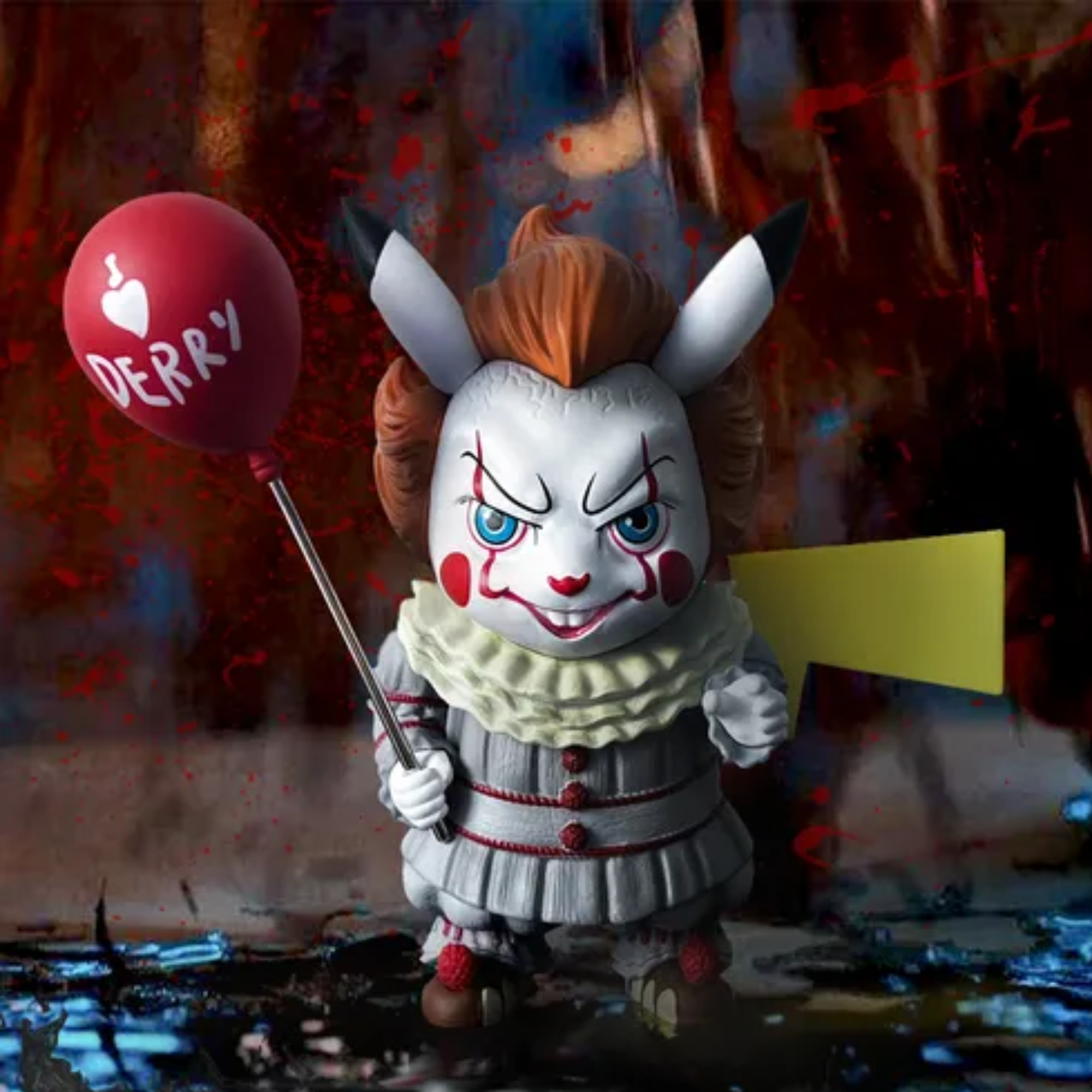 Foto 6 | Figura Pikachu Pennywise Payaso It Eso Anime Colección