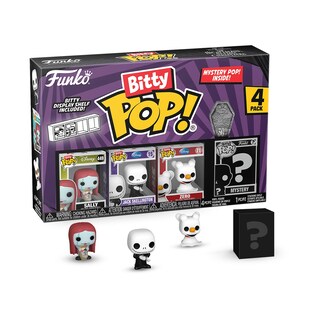 Foto 1 | Figura Funko Bitty Pop Pesadilla Antes De Navidad Paquete De 4 Unidades - Venta Internacional.