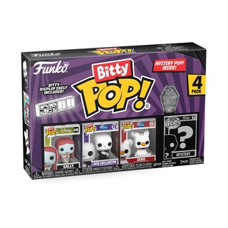 Foto 3 | Figura Funko Bitty Pop Pesadilla Antes De Navidad Paquete De 4 Unidades - Venta Internacional.