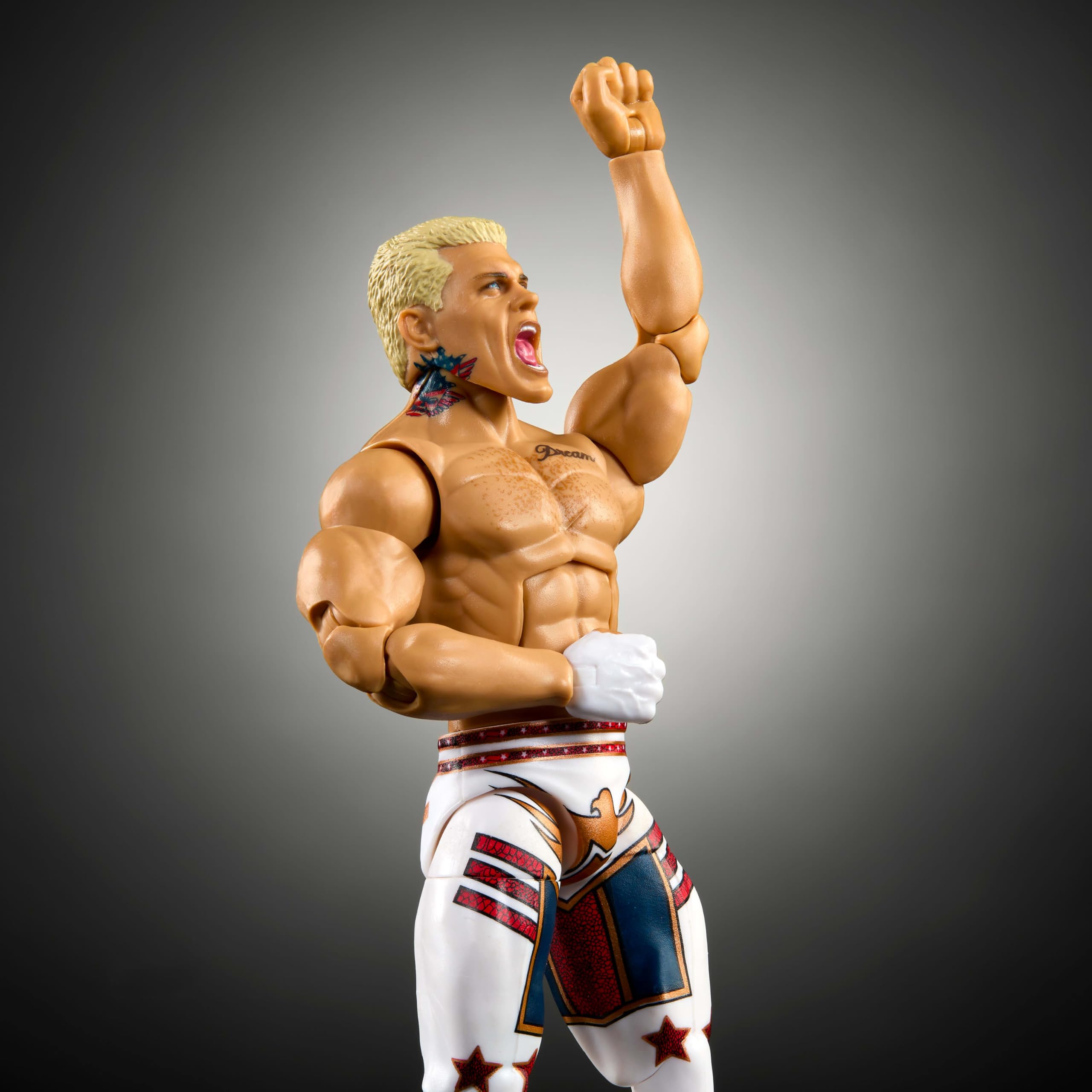 Foto 4 pulgar | Figura De Acción Mattel Wwe Elite Cody Rhodes De 6 Pulgadas Con Acc - Venta Internacional.