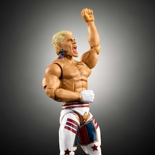 Foto 3 | Figura De Acción Mattel Wwe Elite Cody Rhodes De 6 Pulgadas Con Acc - Venta Internacional.