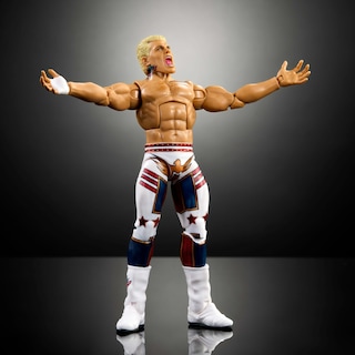 Foto 4 | Figura De Acción Mattel Wwe Elite Cody Rhodes De 6 Pulgadas Con Acc - Venta Internacional.