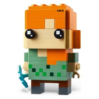 Foto 1 | Set De Construcción Alex De Minecraft 85pz Lab.g Naranja Colores