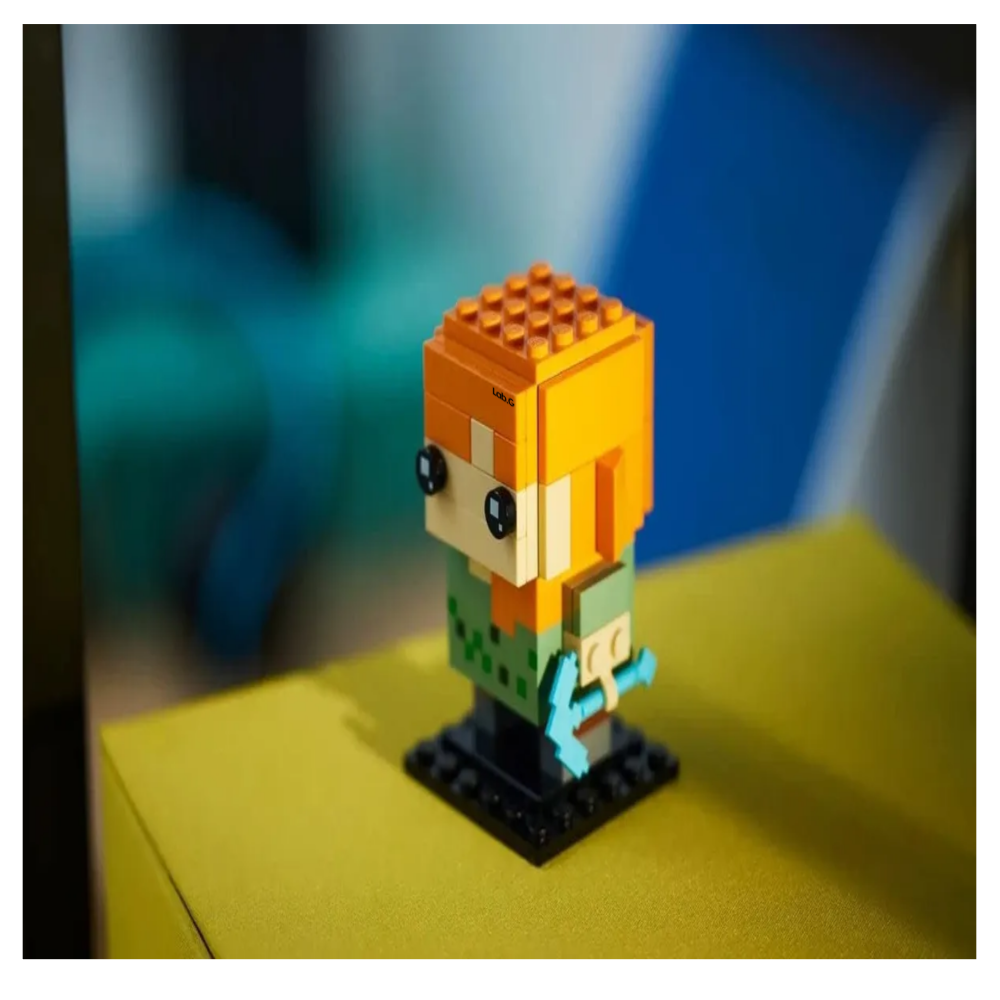 Foto 4 pulgar | Set De Construcción Alex De Minecraft 85pz Lab.g  Naranja Colores