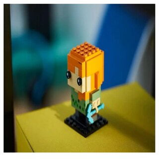 Foto 3 | Set De Construcción Alex De Minecraft 85pz Lab.g Naranja Colores