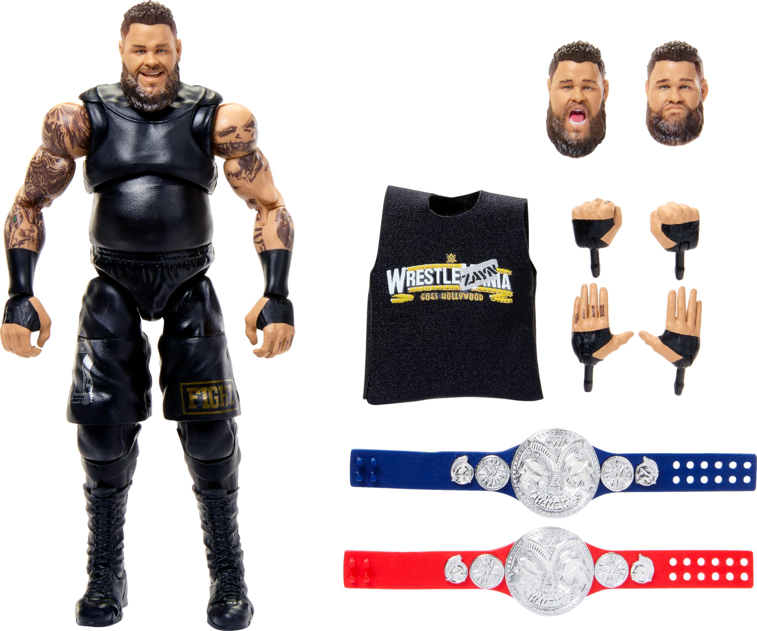 Foto 2 pulgar | Figura De Acción Mattel Wwe Ultimate Edition Kevin Owens De 6 Pulgadas - Venta Internacional.