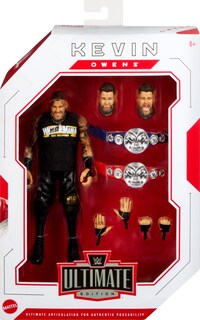 Foto 2 | Figura De Acción Mattel Wwe Ultimate Edition Kevin Owens De 6 Pulgadas - Venta Internacional.