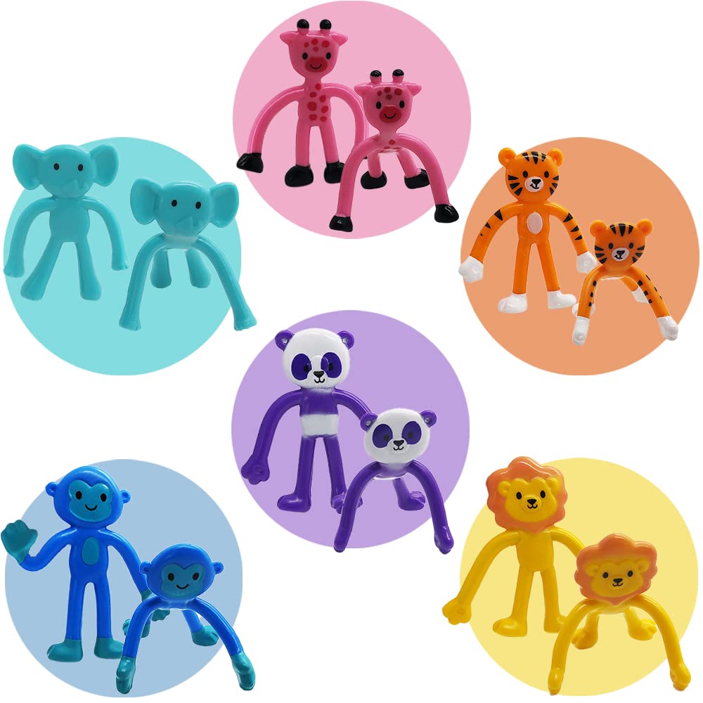 Foto 4 | Juego De 48 Figuras Flexibles De Animales Artcreativity Para Niños - Venta Internacional.