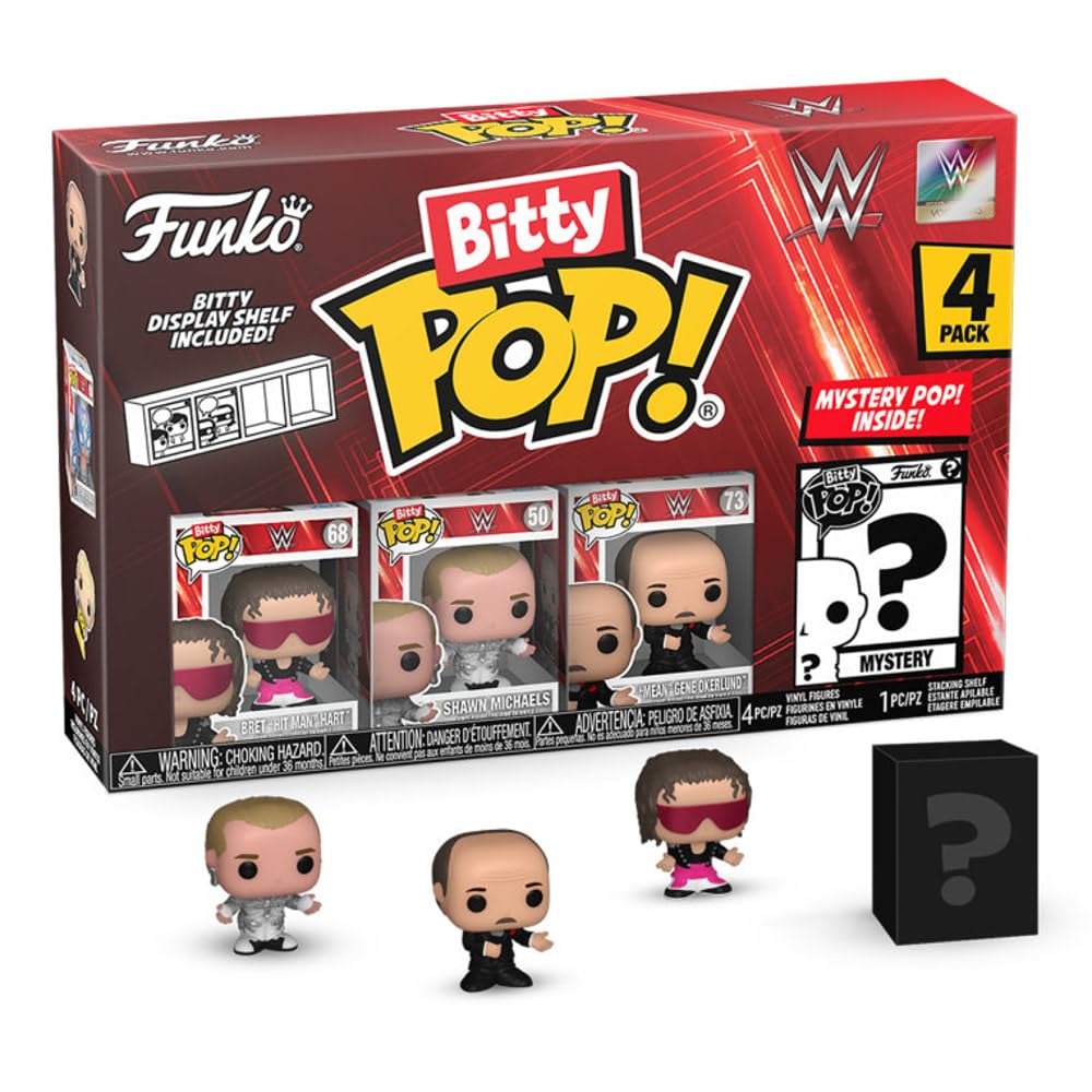 Foto 2 pulgar | Paquete De 4 Minijuguetes Coleccionables Funko Bitty Pop! Figuras Wwe - Venta Internacional.