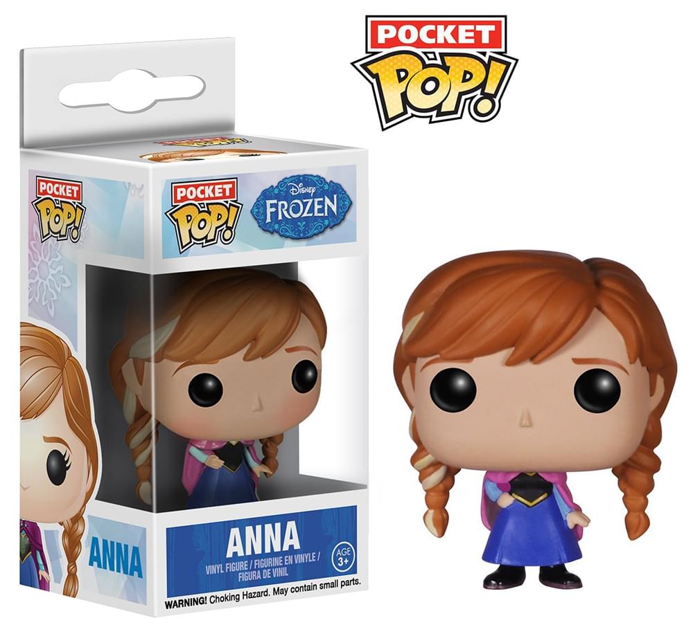 Foto 2 pulgar | Figura De Vinilo Pocket Pop Funko Disney Frozen Anna - Venta Internacional.