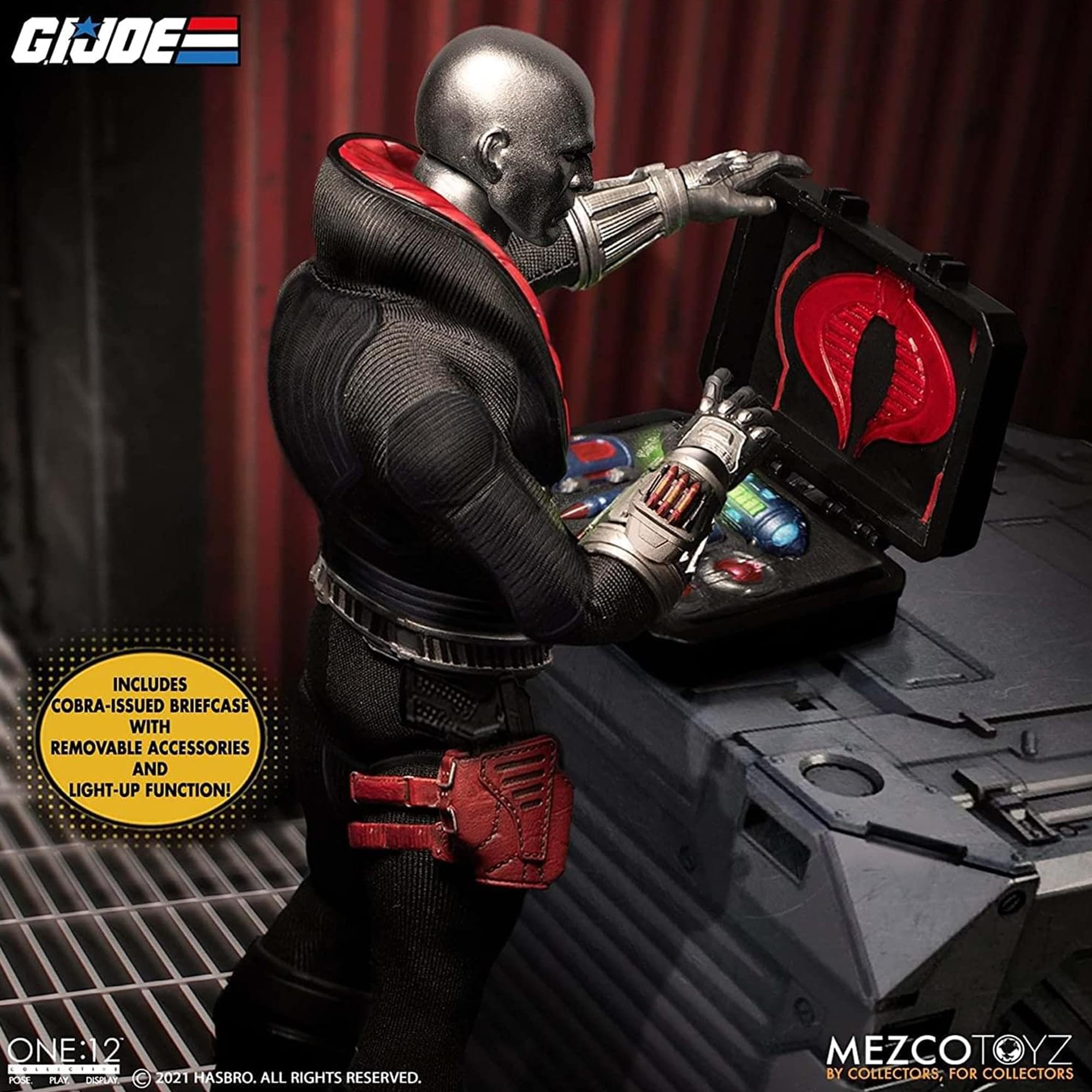 Foto 3 pulgar | Figura De Acción Mezco Toys G.i. Joe Destro Escala 1/12 17 Cm - Venta Internacional.