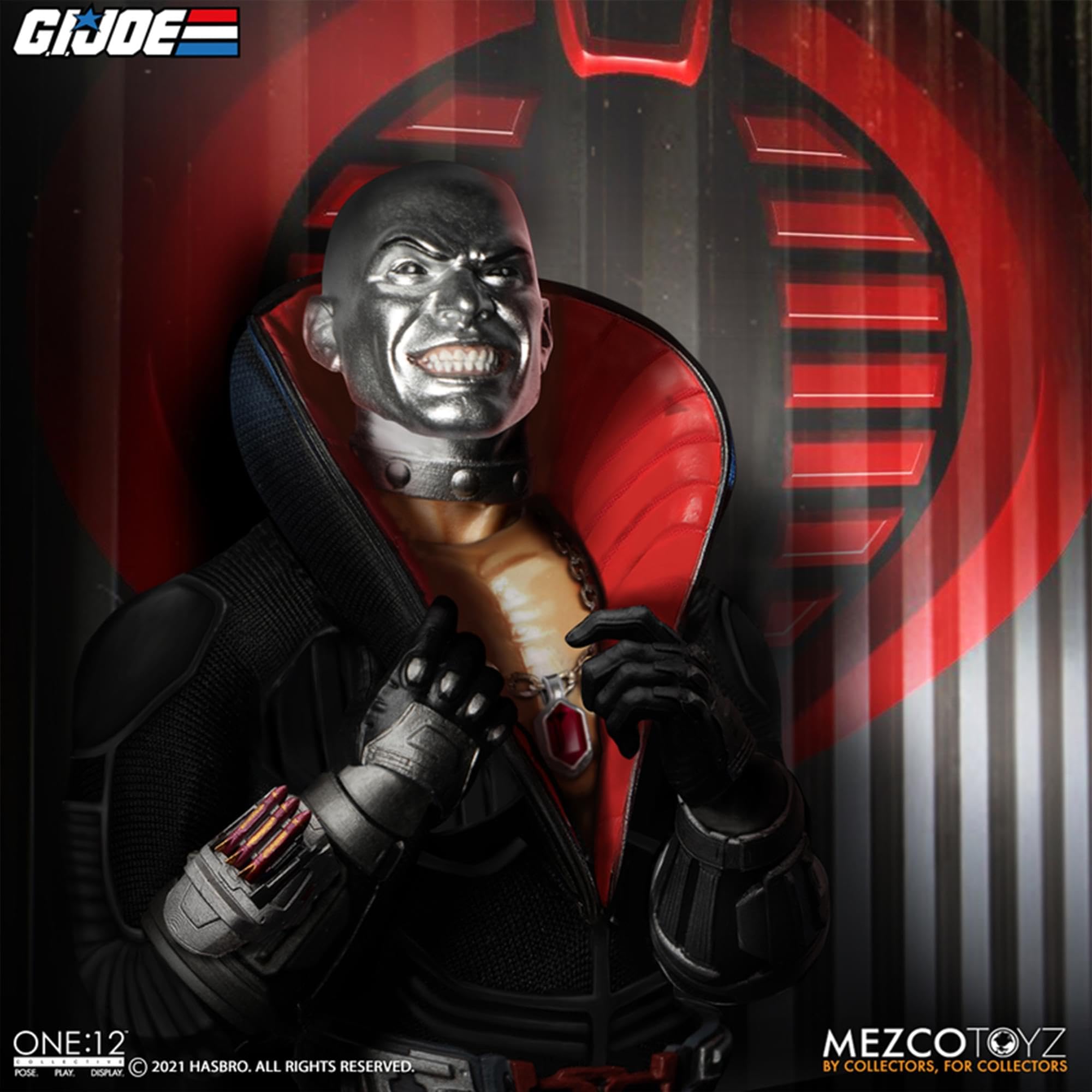 Foto 5 pulgar | Figura De Acción Mezco Toys G.i. Joe Destro Escala 1/12 17 Cm - Venta Internacional.