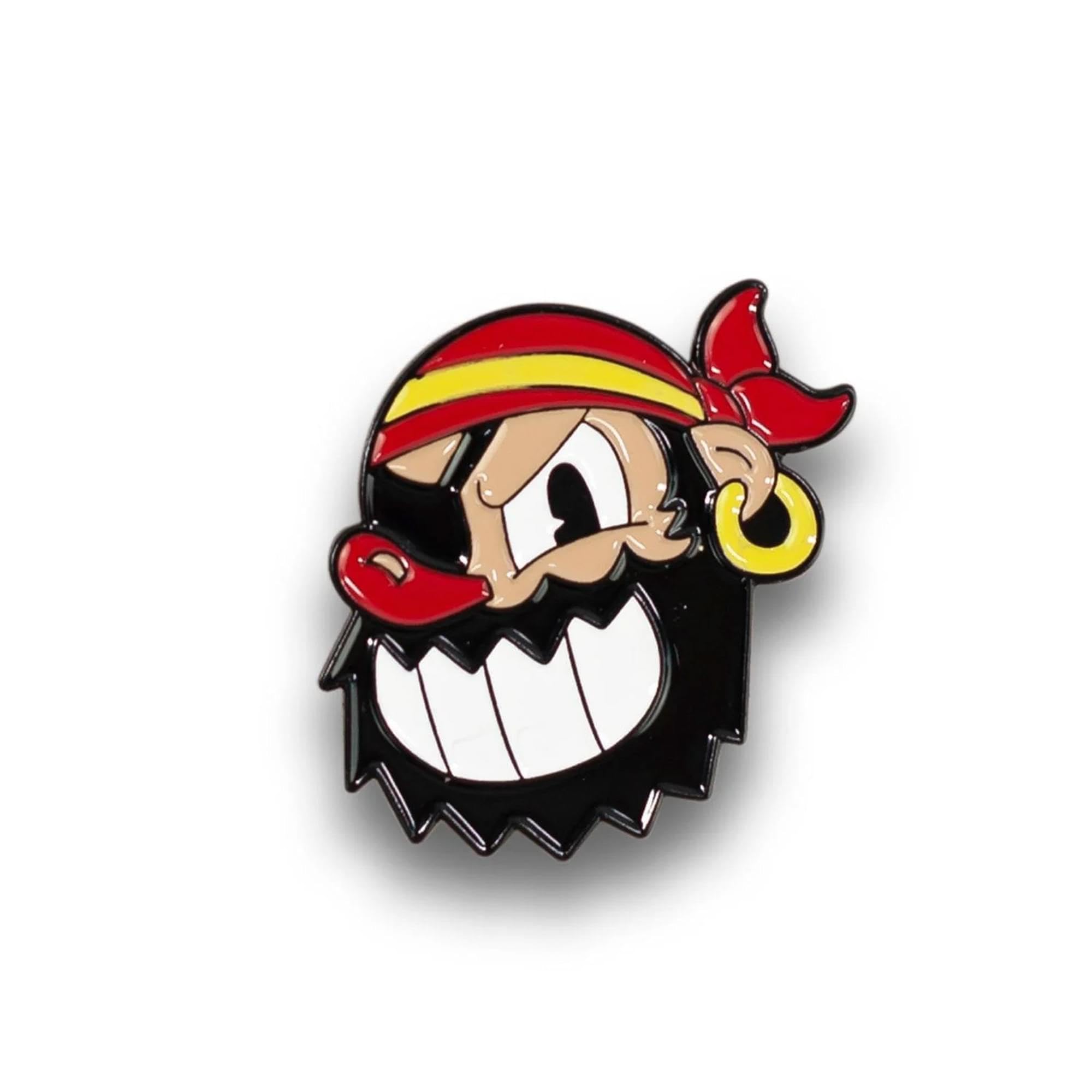 Foto 2 pulgar | Pin De Coleccionista Cuphead Pirate Boss Esmaltado Just Funky - Venta Internacional.