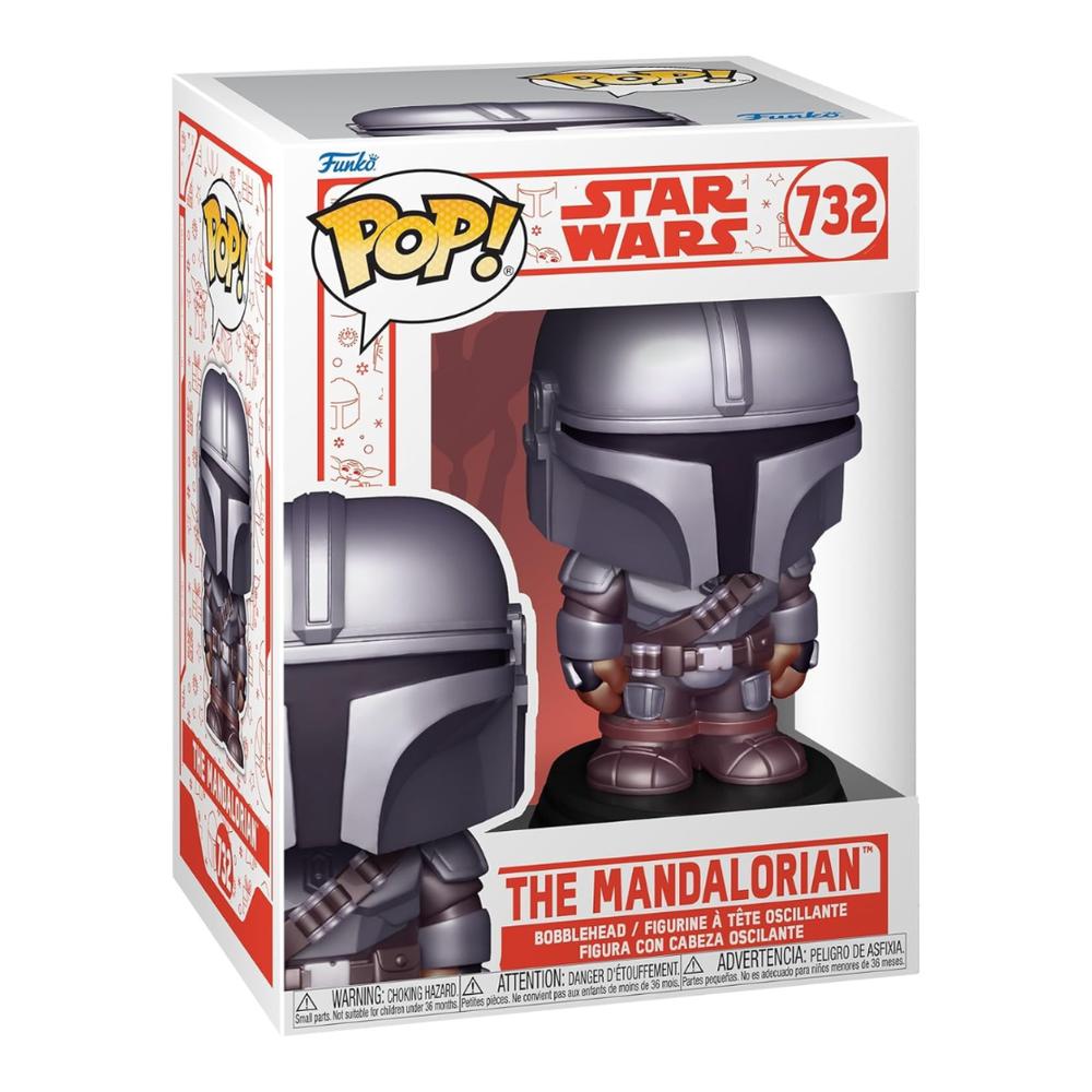 Foto 3 pulgar | Funko Pop Star Wars: Holiday The Mandalorian - Mandaloriano