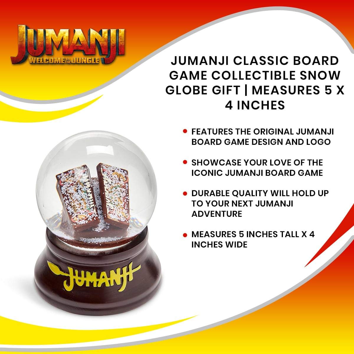 Foto 5 | Juego de Mesa Clásico Snow Globe Toynk Jumanji  Coleccionable - Venta Internacional