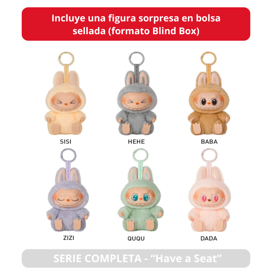 Foto 3 pulgar | LABUBU Have A Seat | Figura De Colección | Calidad Premium