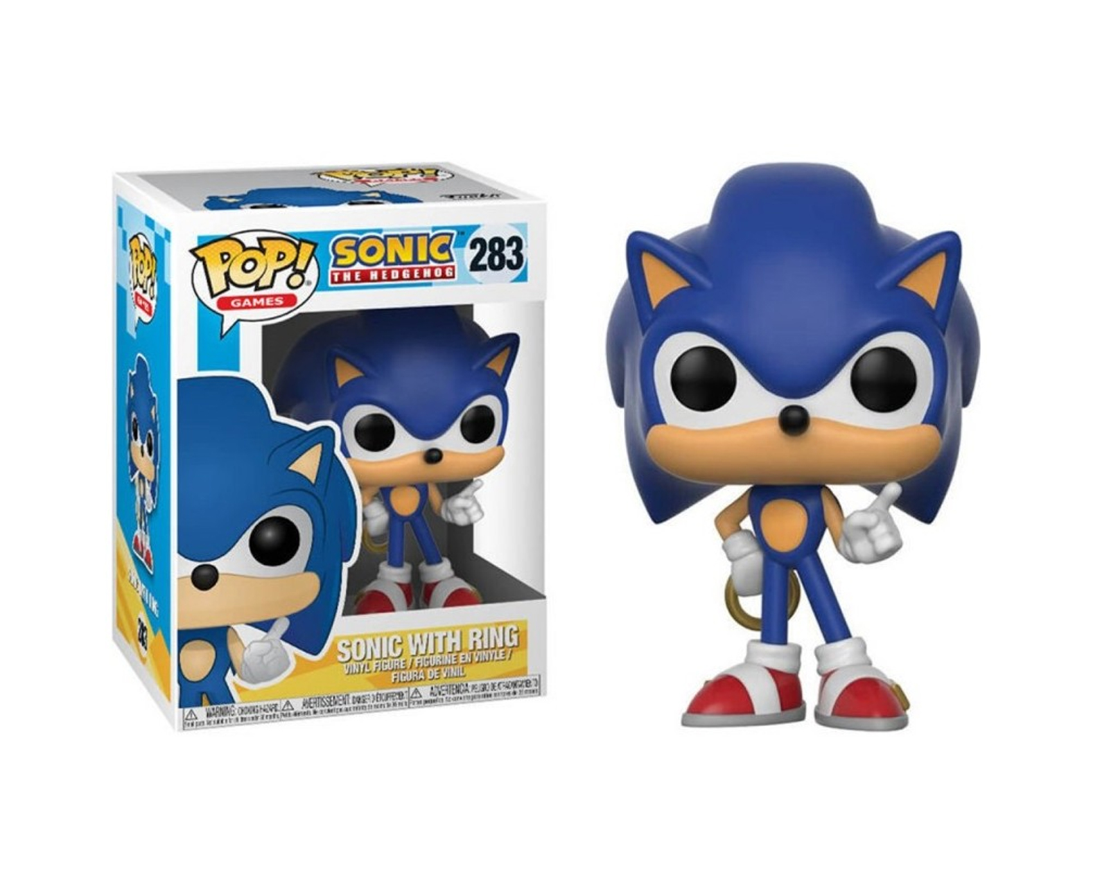 Foto 2 pulgar | Sonic With Ring 283 Sonic Funko Pop! The Hedgehog