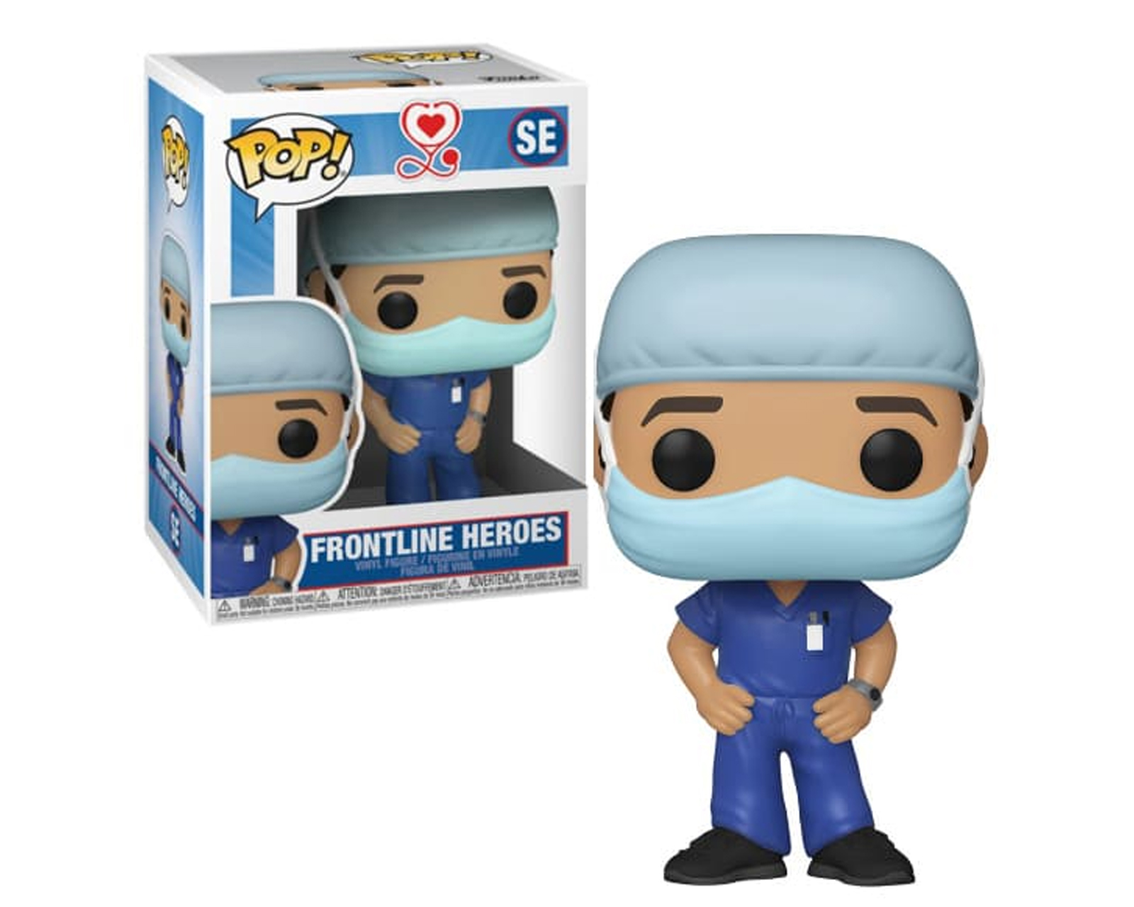 Foto 2 pulgar | Funko Pop Frontline Heroes Doctor Blue SE