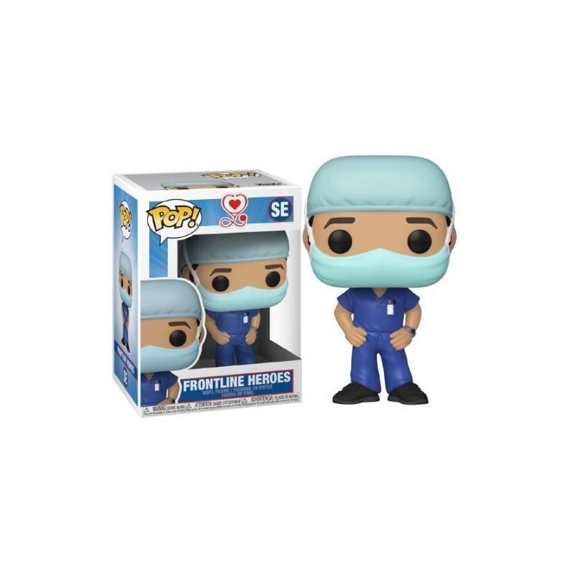 Foto 3 pulgar | Funko Pop Frontline Heroes Doctor Blue SE