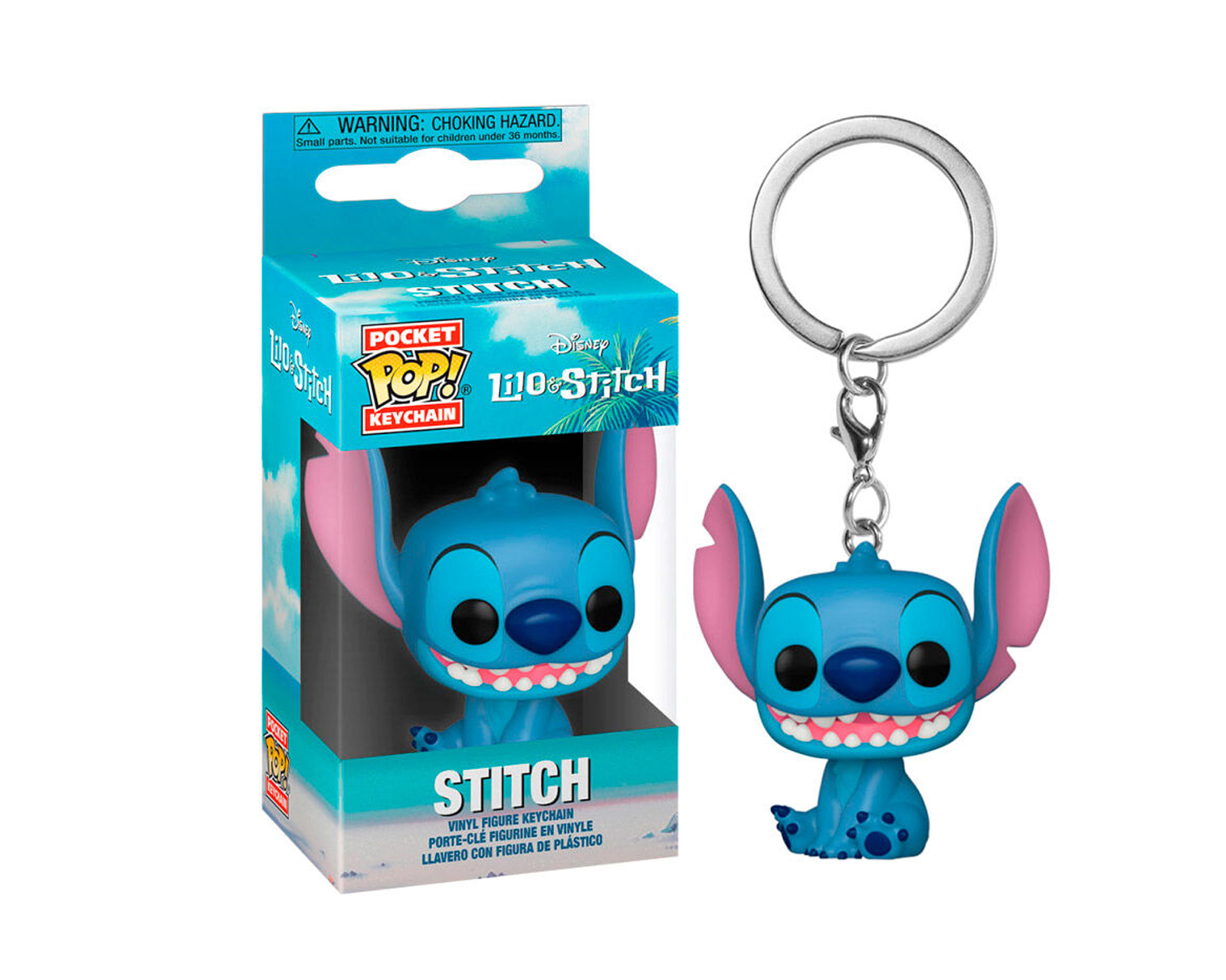 Foto 2 pulgar | Llavero Pocket Keychain Funko Stitch de Lilo y Stitch