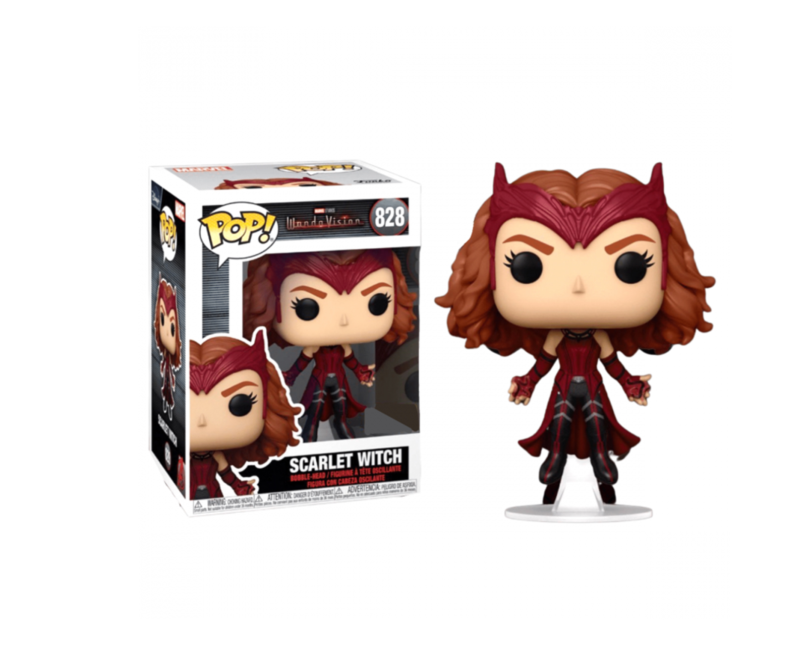 Foto 2 pulgar | Figura de Scarlet Witch 828 Wandavision Se Funko Pop Multicolor