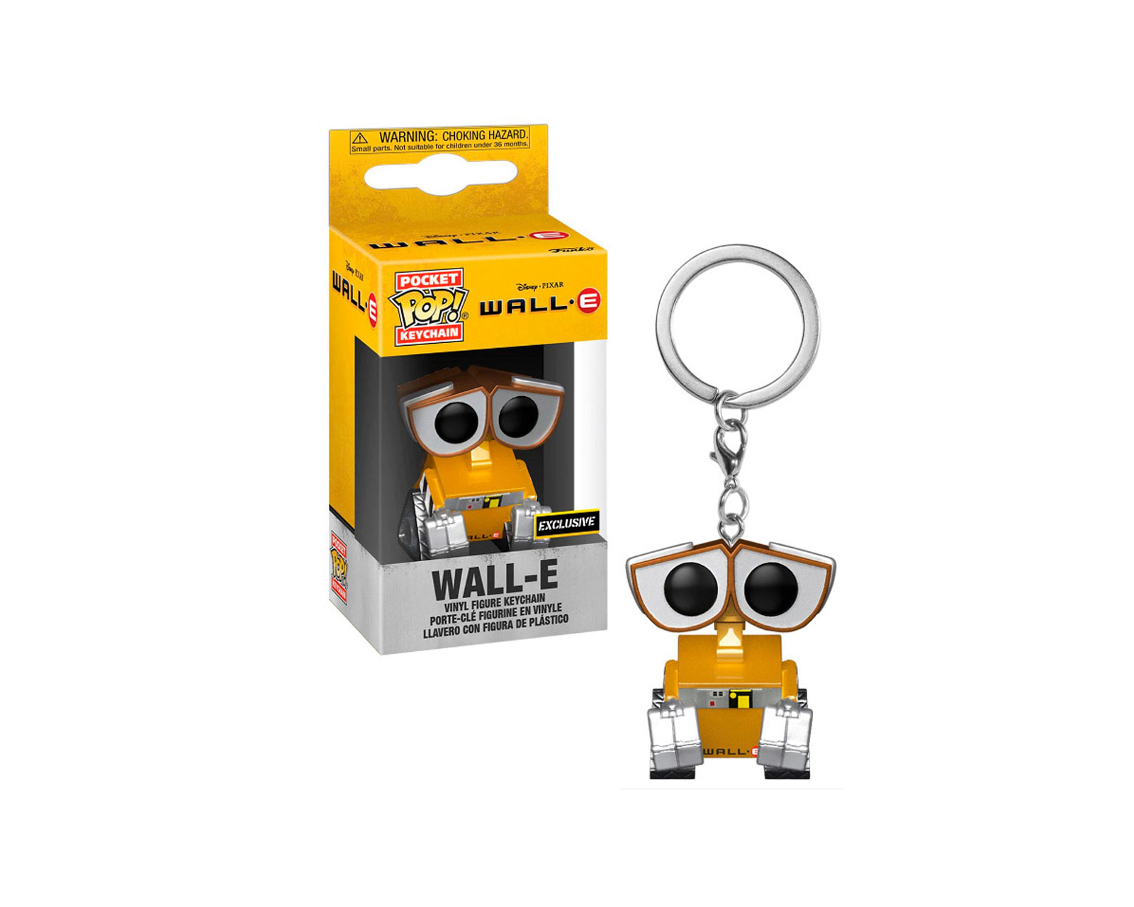 Foto 2 pulgar | Llavero Wall E Pocket Funko Keychain Multicolor