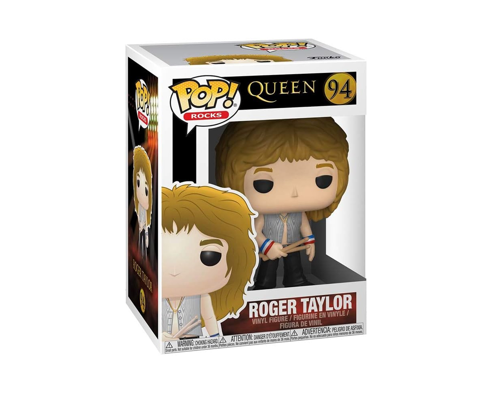 Foto 3 pulgar | Figura de Roger Taylor 94 Queen Funko Pop Multicolor