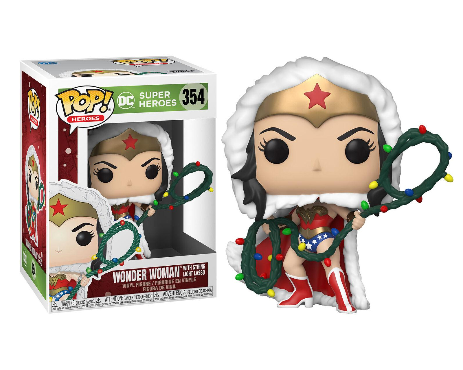 Foto 2 pulgar | Figura de Funko Pop Wonder Woman con String Light Lasso 354