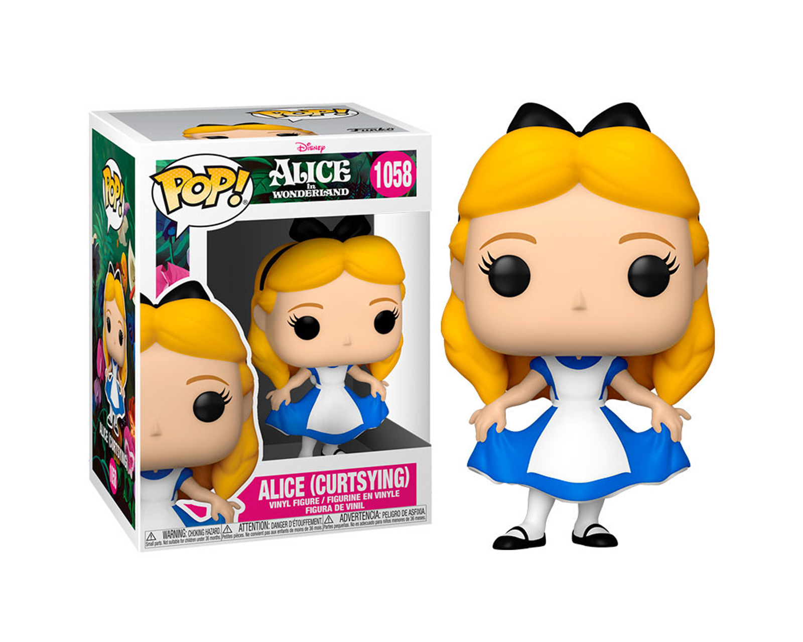 Foto 2 pulgar | Figura de Alice Curtsying 1058 Alice In Wonderland Funko Pop