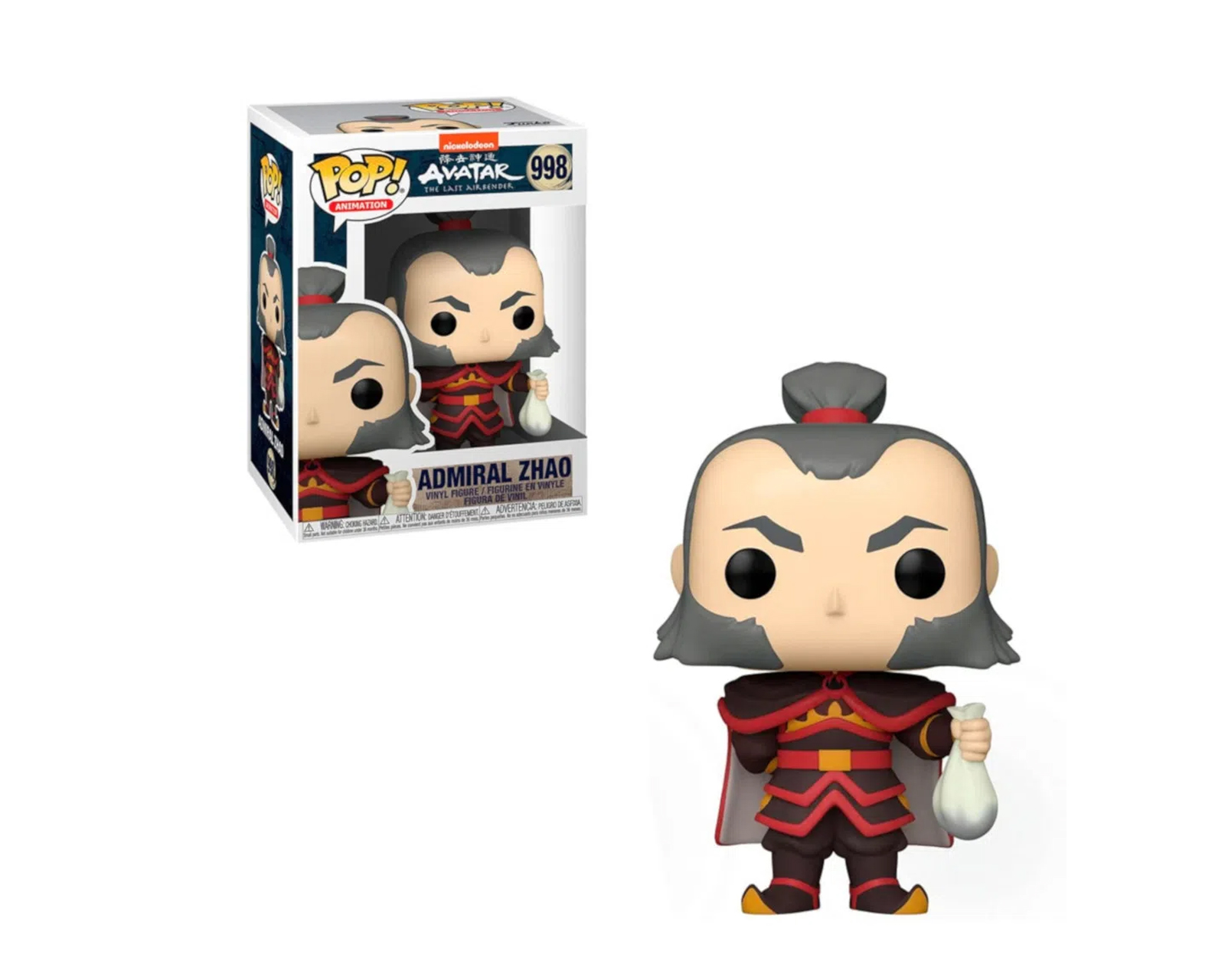 Foto 2 pulgar | Figura de Admiral Zhao 998 Avatar The Last Airbender Funko Pop