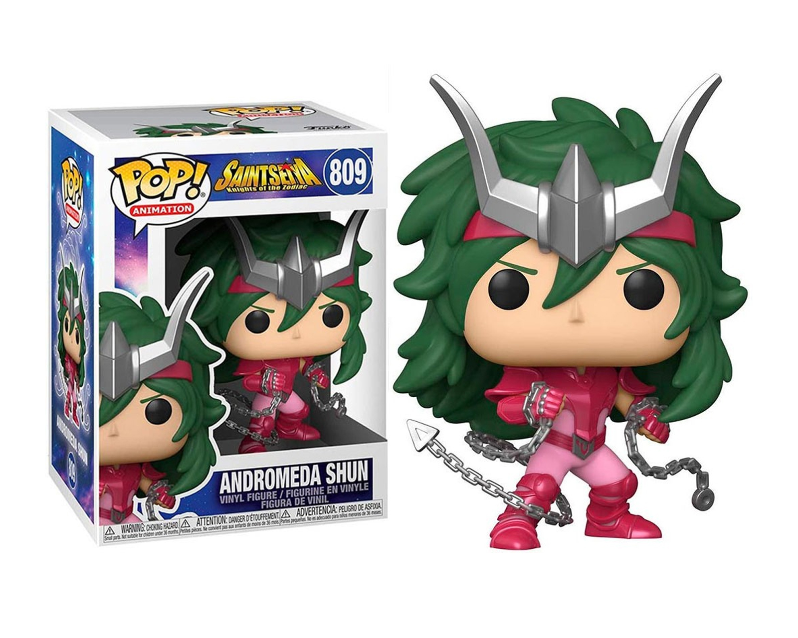 Figura de Andromeda Shun 809 Saint Seiya Caballeros del Zodiaco Funko Pop