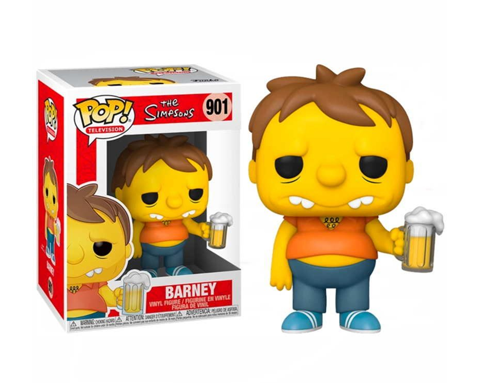 Foto 2 pulgar | Figura de Barney Gumble Los Simpsons 901 Funko Pop