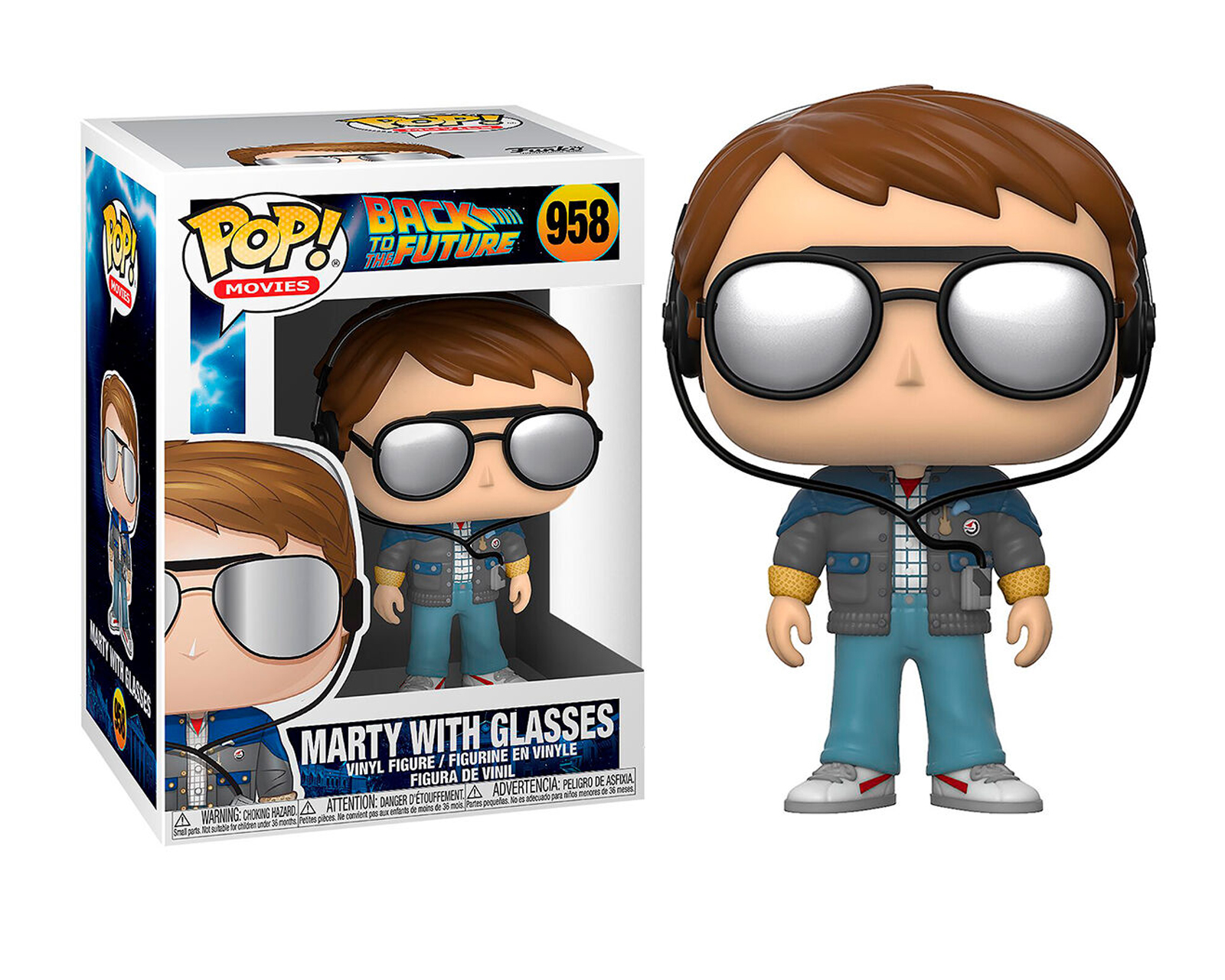 Foto 2 pulgar | Figura de Marty With Glasses 958 Back To The Future Funko Pop