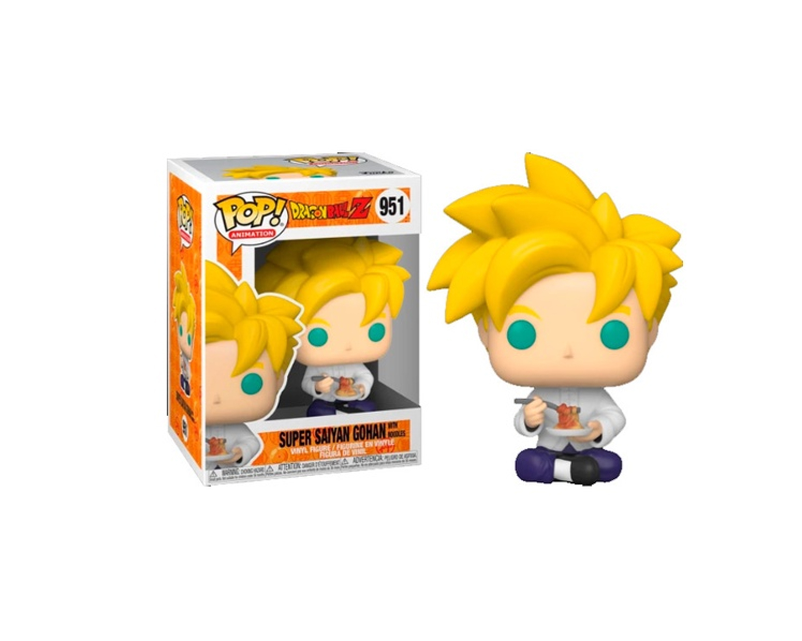 Figura de Funko Pop Super Saiyan Gohan con Noodles 951