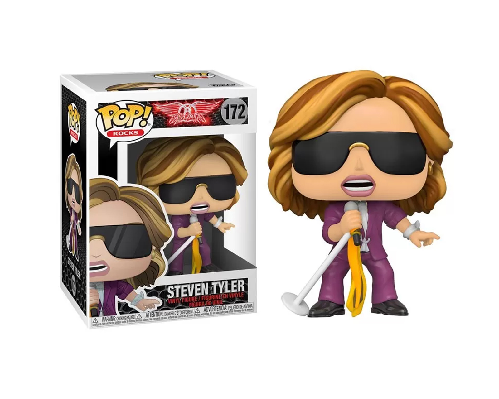 Figura de Steven Tyler 172 Aerosmith Funko Pop Multicolor