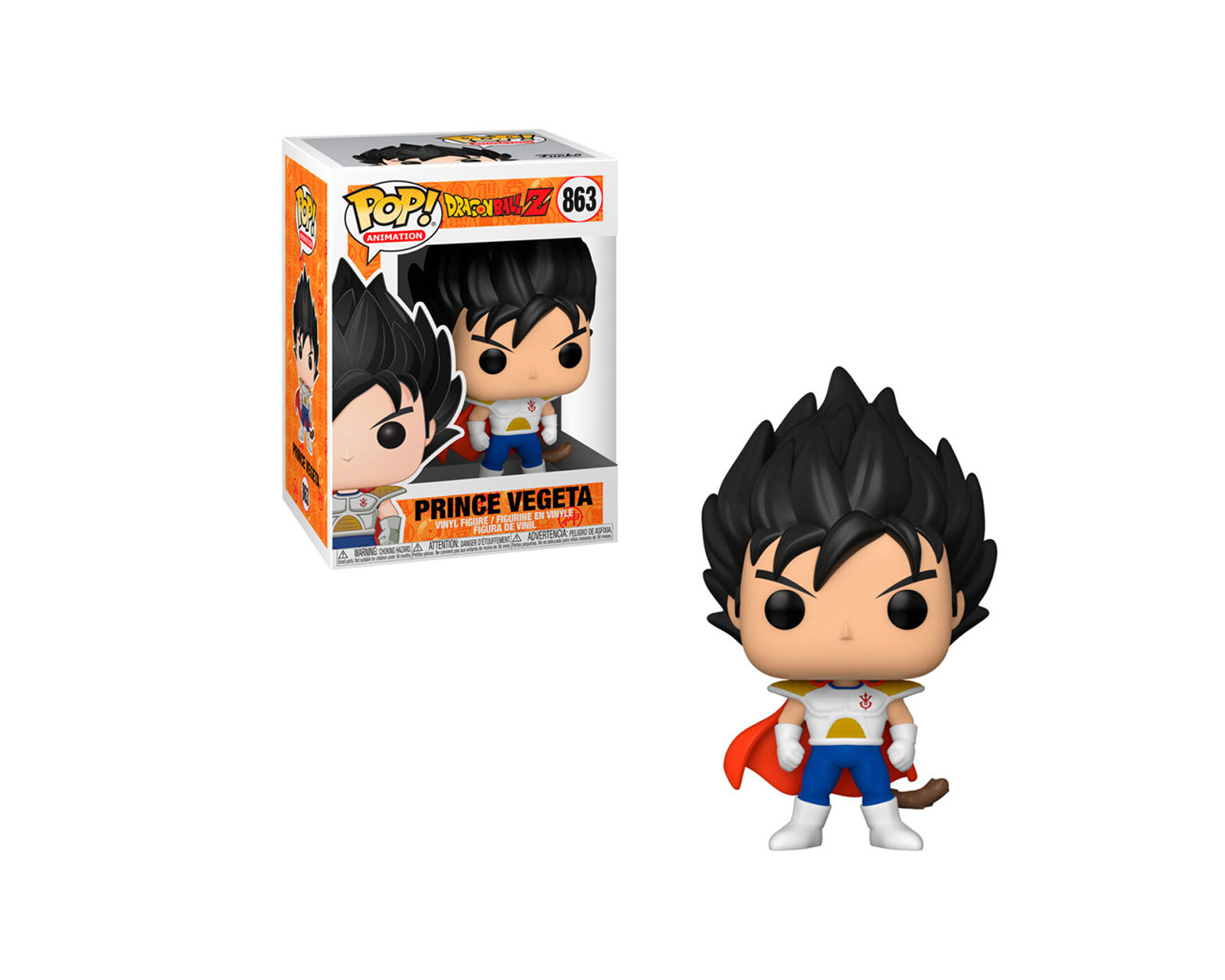 Foto 2 pulgar | Figura de Prince Vegeta 863 Dragon Ball Z Funko Pop