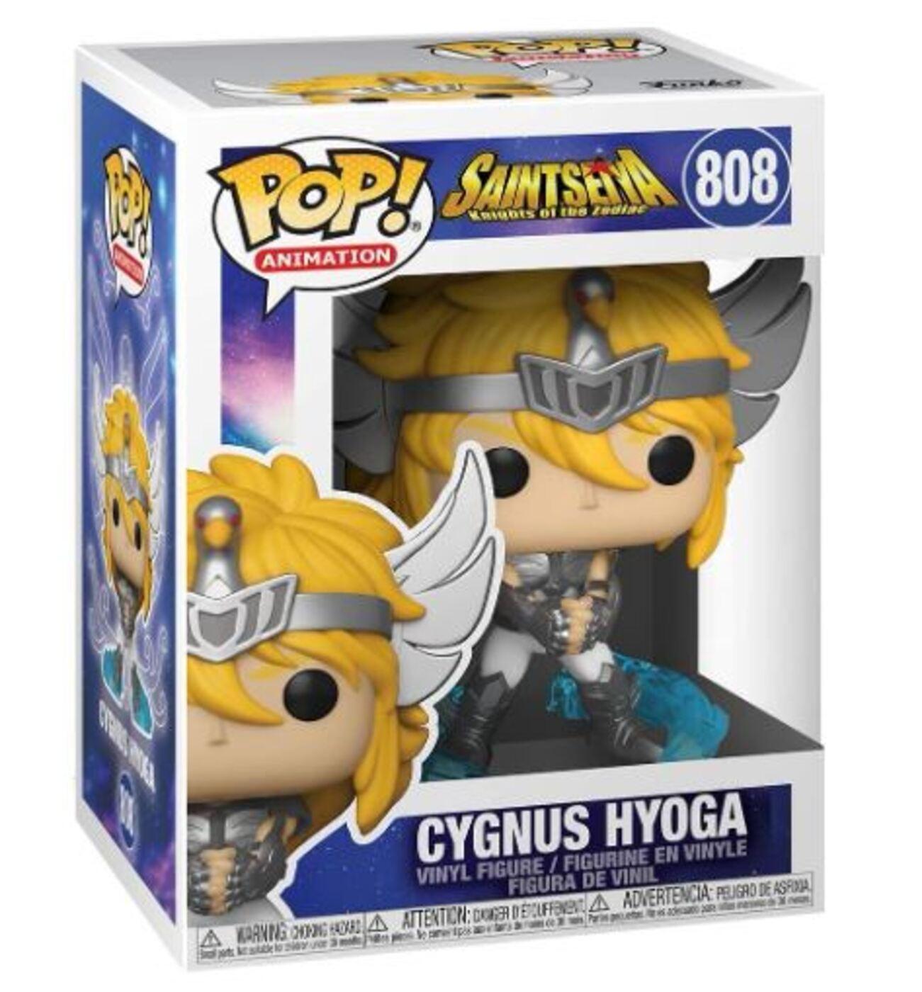 Foto 3 pulgar | Figura de Cygnus Hyoga 808 Saint Seiya Caballeros del Zodiaco Funko Pop