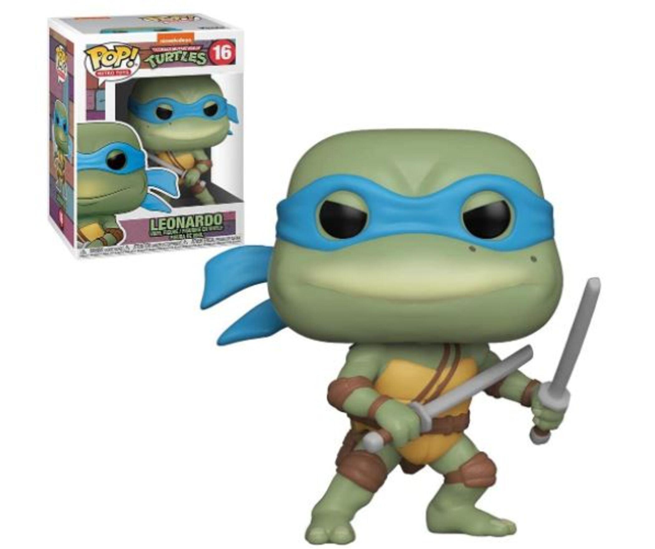 Foto 3 pulgar | Figura de Leonardo 16 Tortugas Ninja Funko Pop