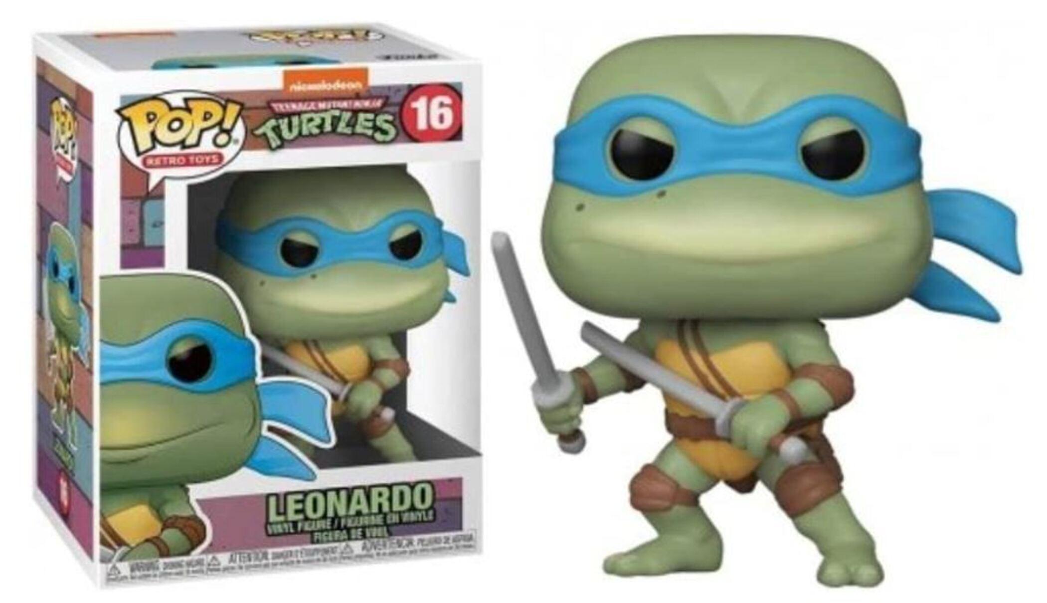 Foto 4 pulgar | Figura de Leonardo 16 Tortugas Ninja Funko Pop