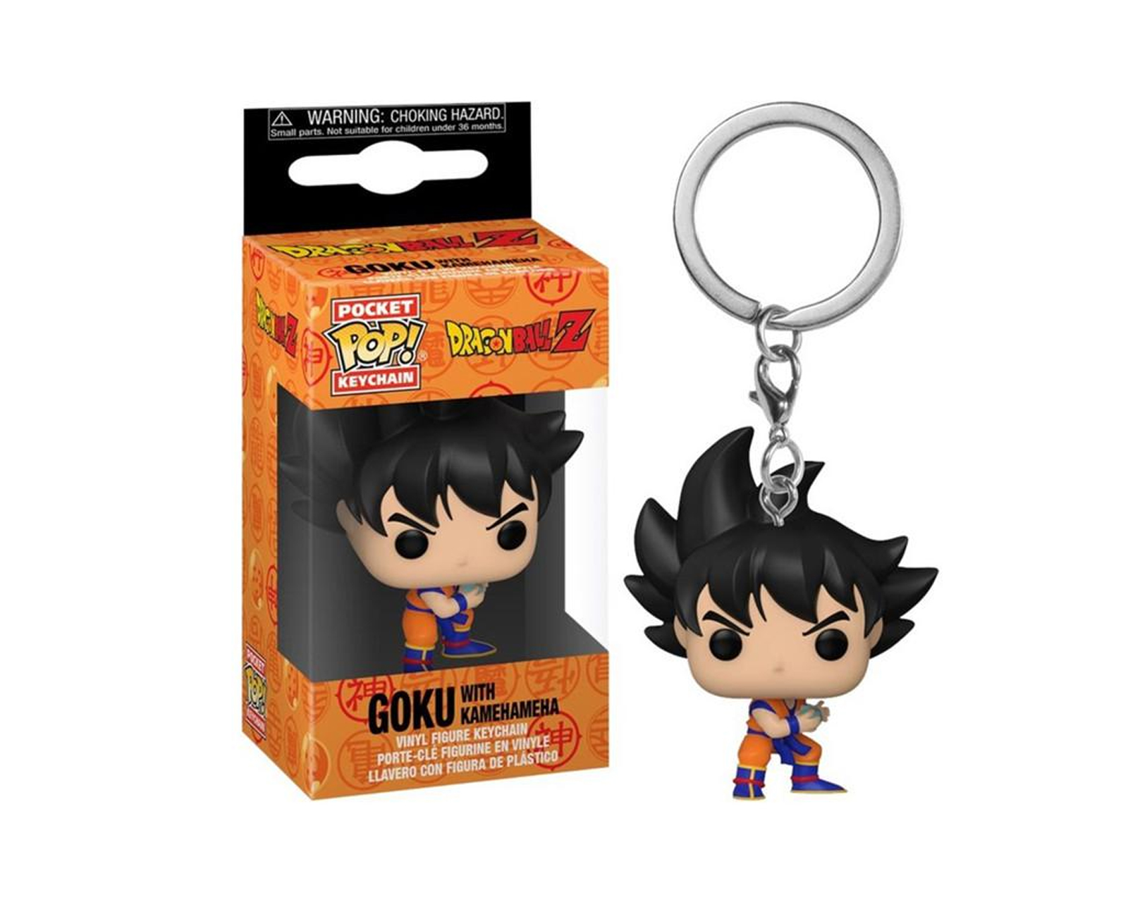 Foto 2 pulgar | Llavero Funko Pop Goku con Kamehameha de Dragon Ball Keychain Pocket