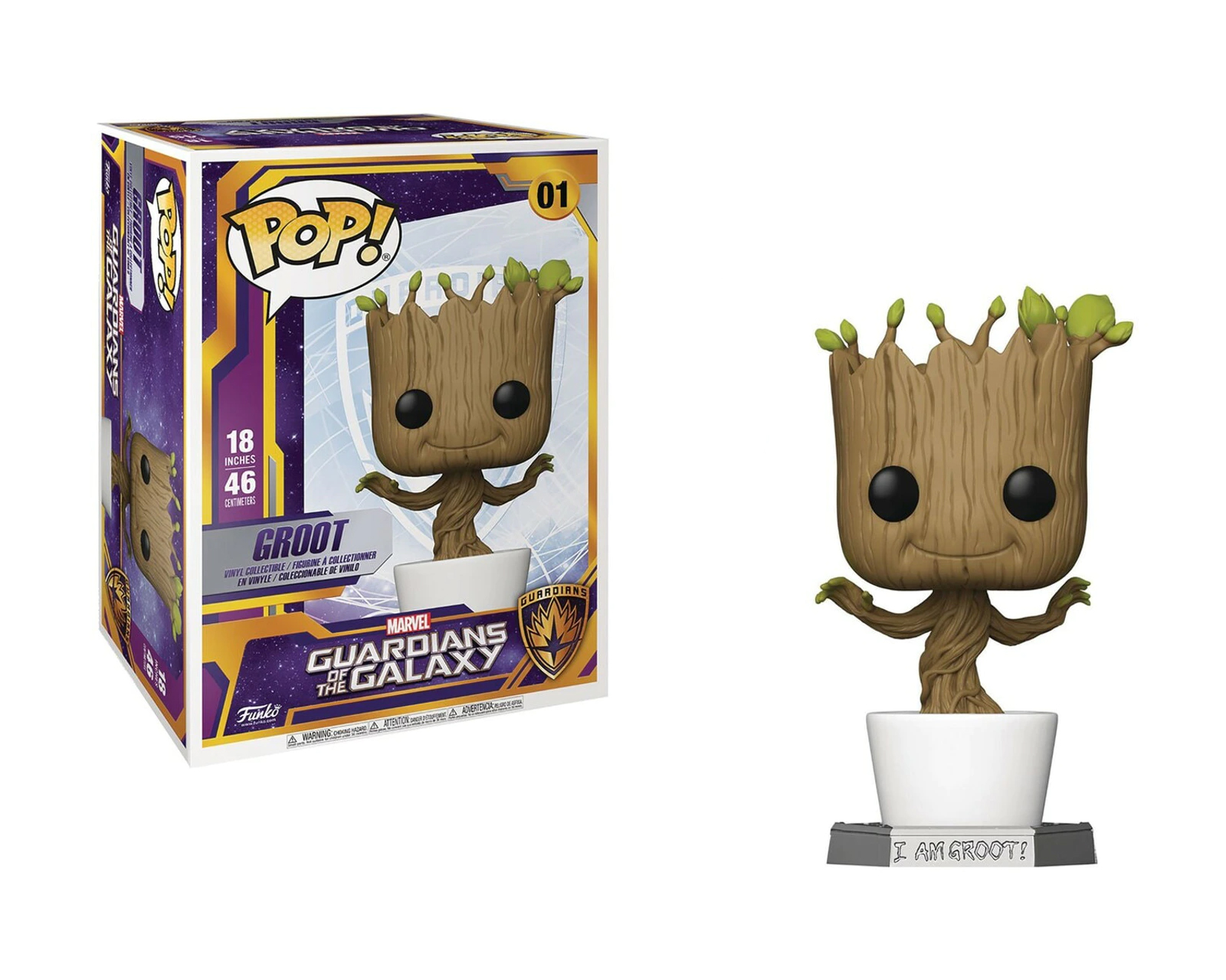 Foto 2 pulgar | Figura de Funko Pop Groot 01 Guardians Of The Galaxy 18 Pulgadas