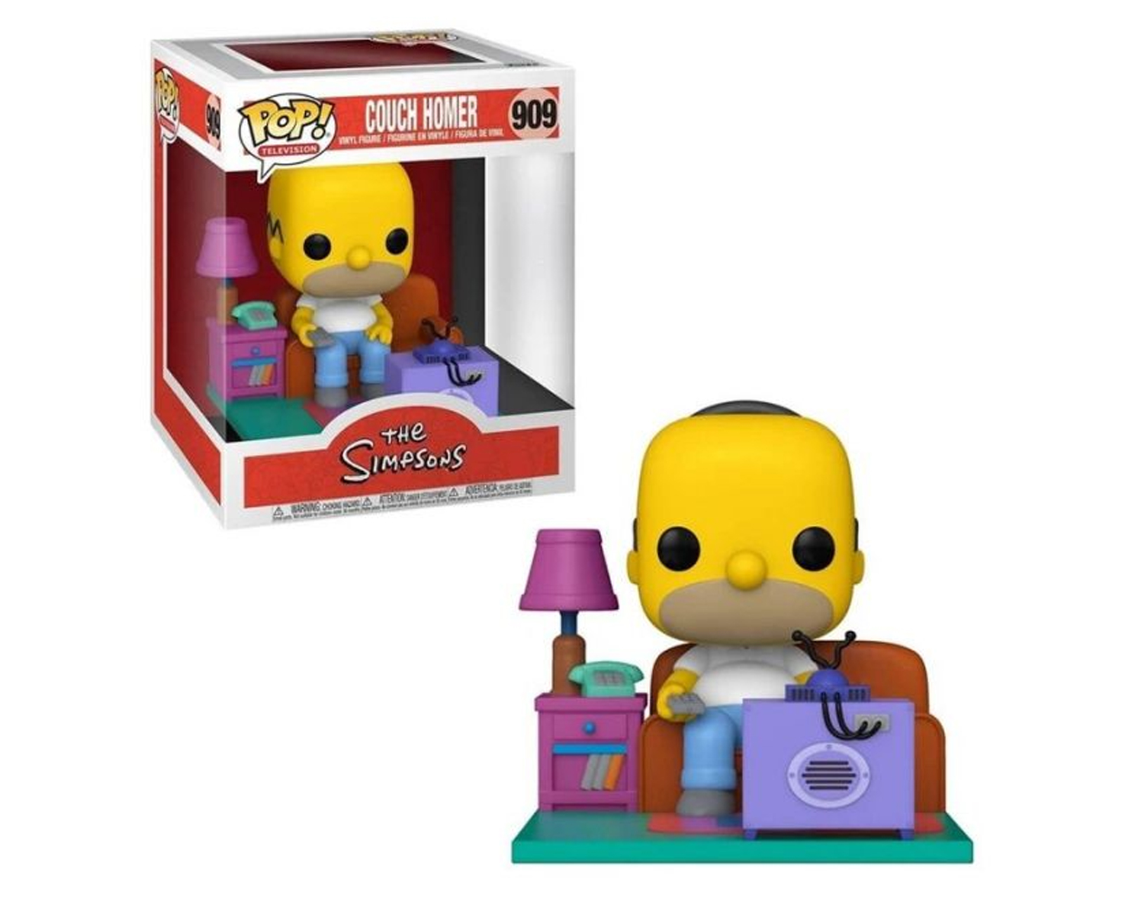 Foto 2 pulgar | Figura de Couch Homer 909 Los Simpsons Funko Pop