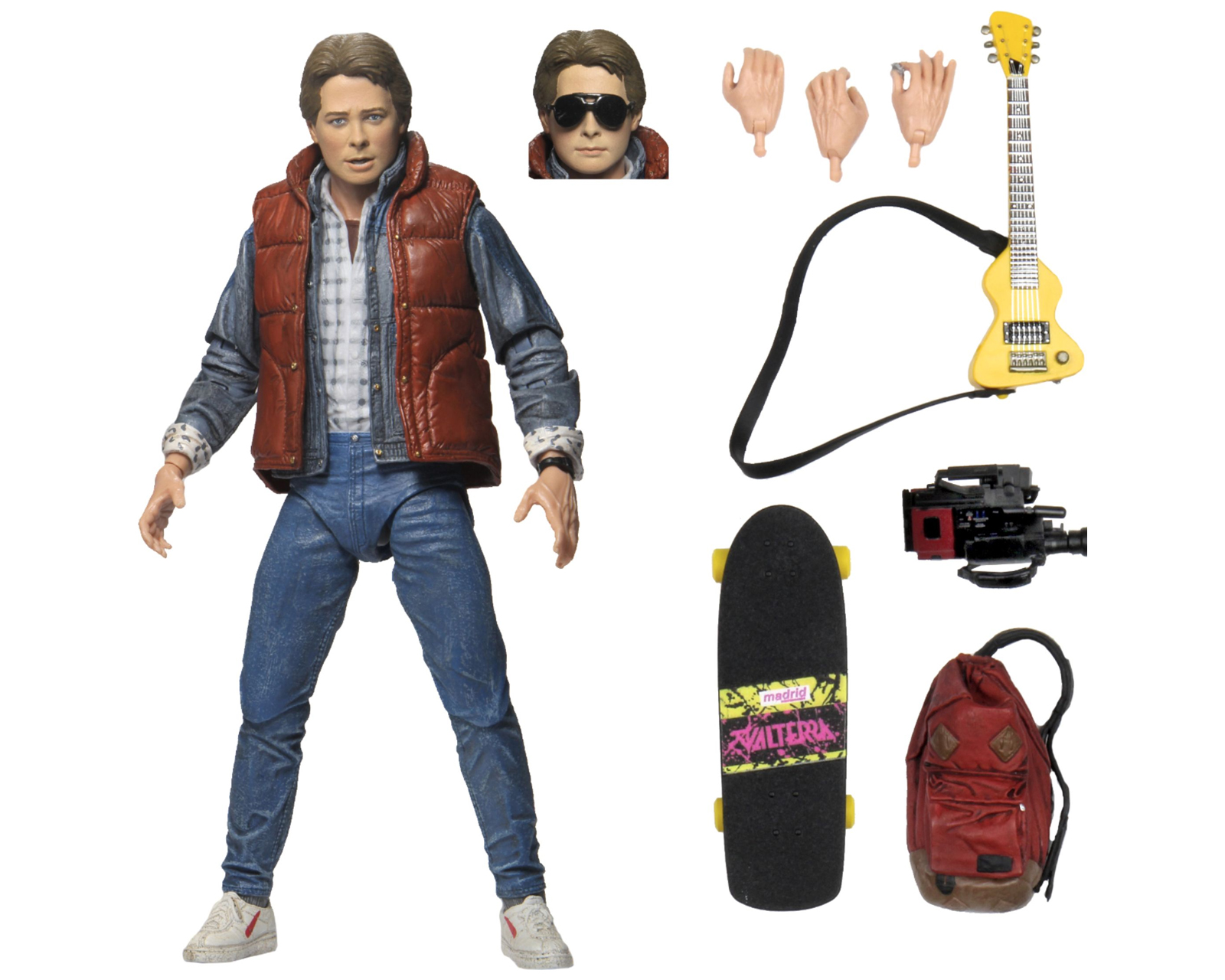 Foto 2 pulgar | Figura Neca de Marty Mcfly 1985 Back To The Future