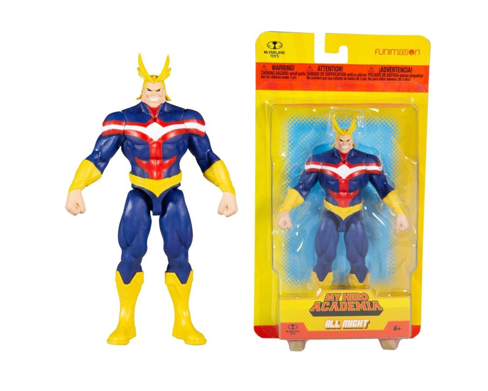 Figura McFarlane Toys All Might de My Hero Academia Funimation