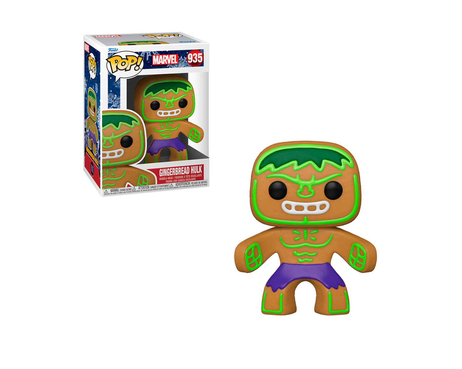 Foto 2 pulgar | Funko Pop Gingerbread Hulk 935 Marvel