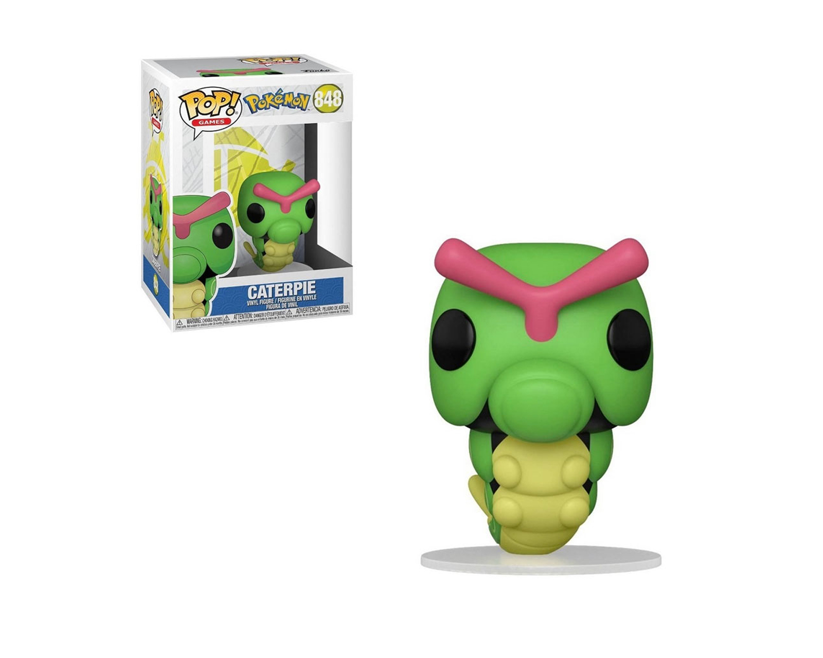 Foto 2 pulgar | Funko Pop Caterpie 848 Pokémon