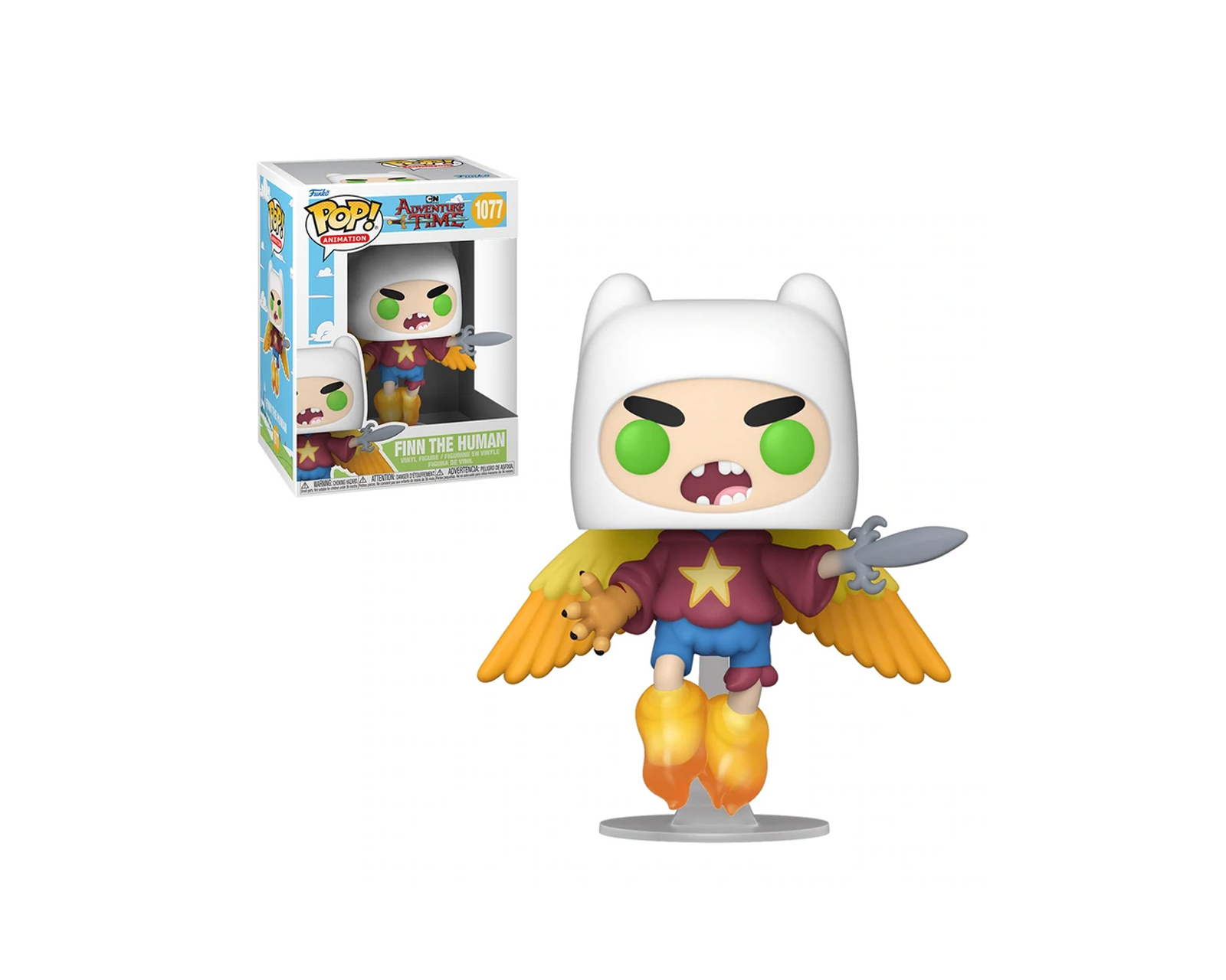 Foto 2 pulgar | Funko Pop Finn The Human 1077 Adventure Time