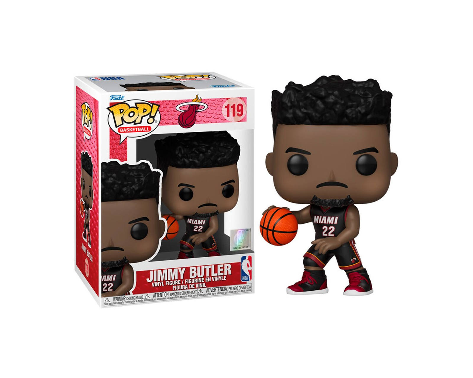 Foto 2 pulgar | Funko Pop Jimmy Butler 119 Miami Heat