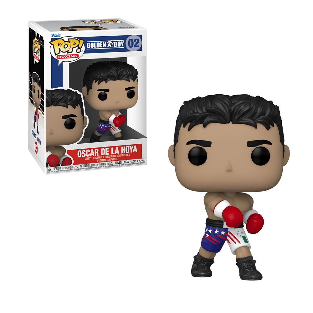 Foto 3 pulgar | Figura Funko Pop Oscar de la Hoya 02 Golden Boy