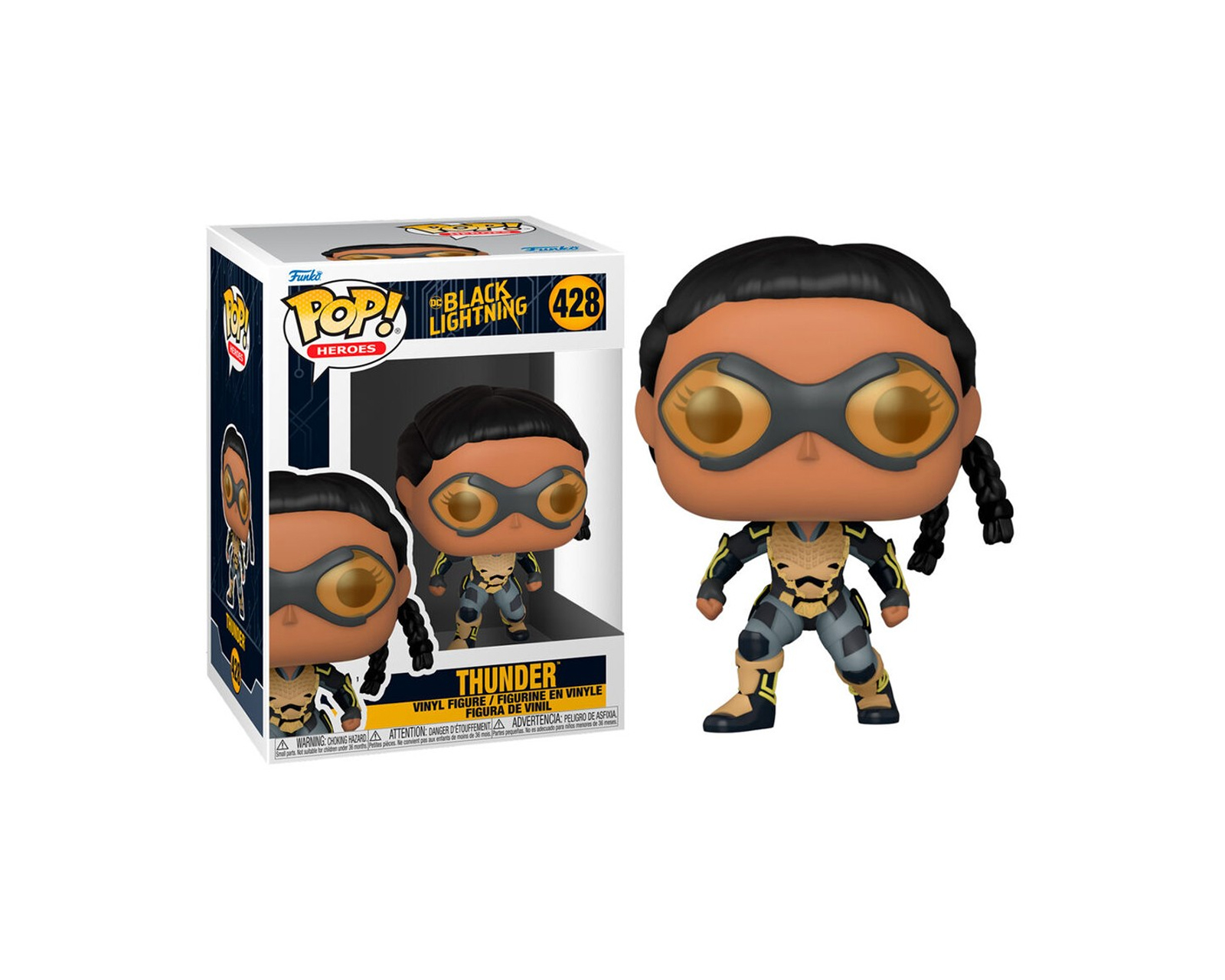 Foto 2 pulgar | Funko Pop Thunder 428 The Black Lightning